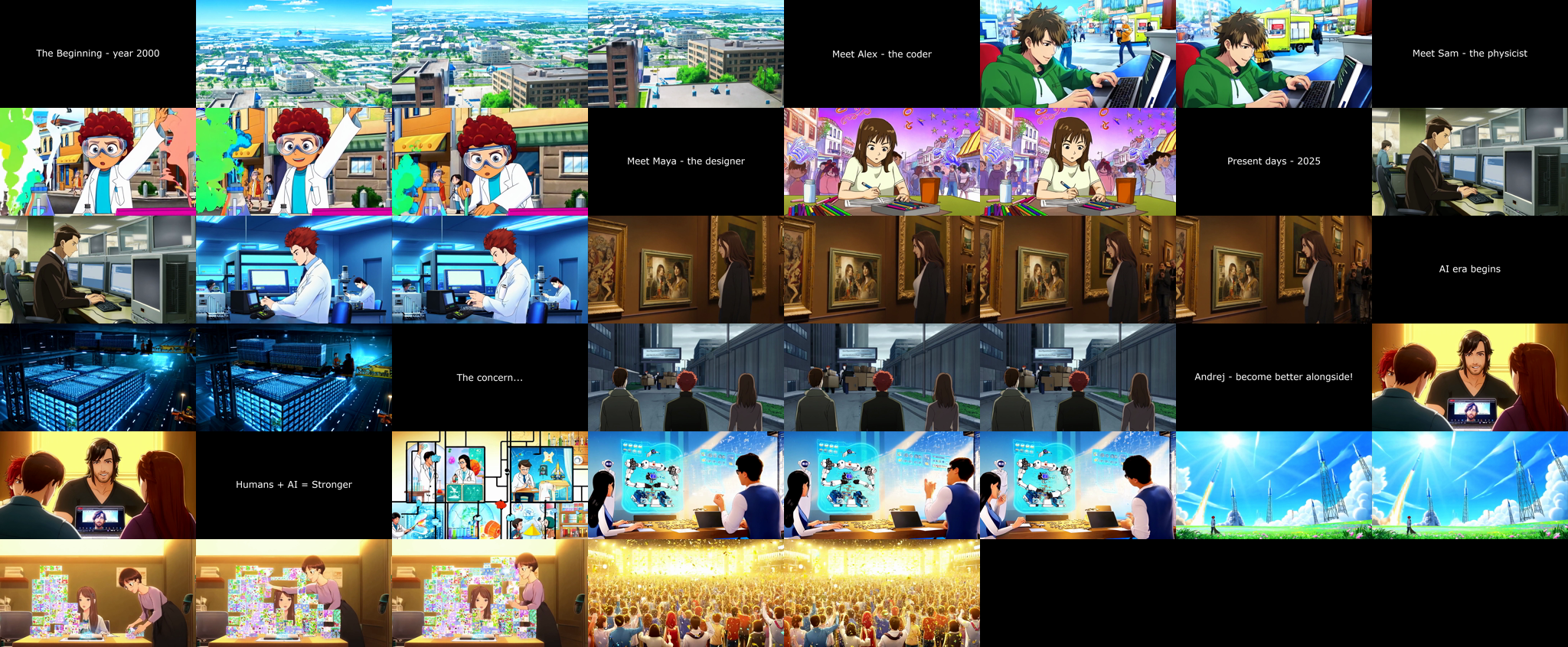 Scene Thumbnails Overview